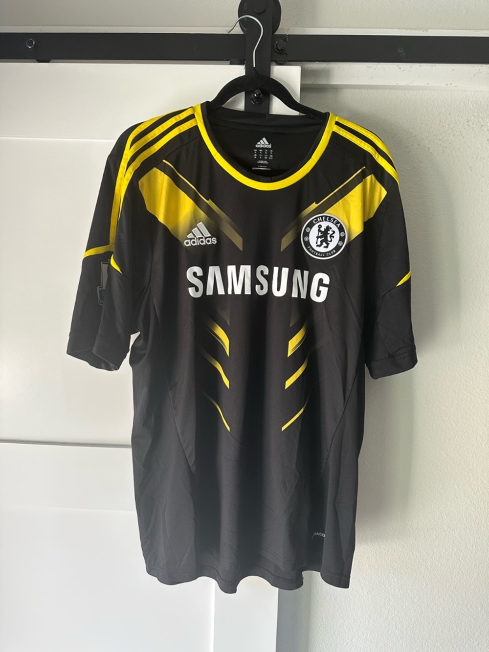 CHELSEA 2012 2013 THIRD FOOTBALL HAZARD SOCCER JERSEY ADIDAS